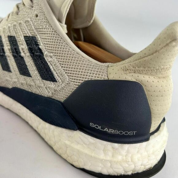 Adidas Solar Boost Raw White Gray Shoes US 12 Athletic Running Sneakers - Picture 4 of 15